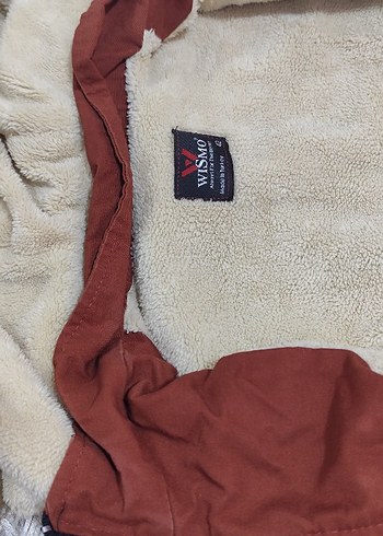 Kiremit rengi Kadın Kışlık Kürklü Mont - Görsel 5