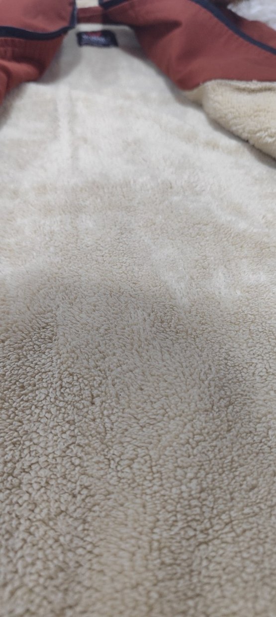 Kiremit rengi Kadın Kışlık Kürklü Mont - Görsel 3