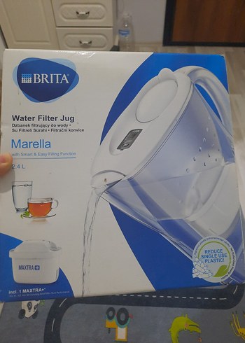 Diğer BRITA Marella Beyaz Su Arıtma Sürahisi 2.4 L