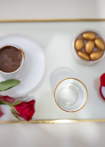 Cam söz nişan tepsisi sadece nişanımda kullandım.2adettir - Görsel 3