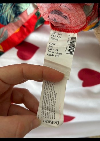 Kırmızı Çiçek Desenli Bohem Kadın Tulum - Görsel 2