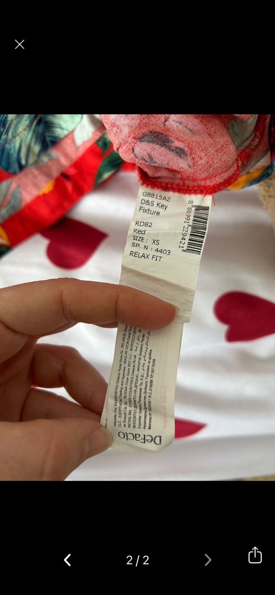 Kırmızı Çiçek Desenli Bohem Kadın Tulum - Görsel 2