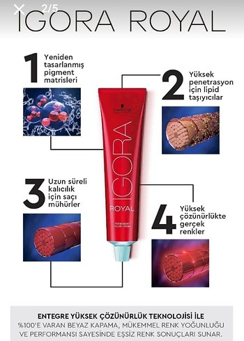 Schwarzkopf Igora Royal Turuncu Azaltıcı 0-22 - Görsel 2