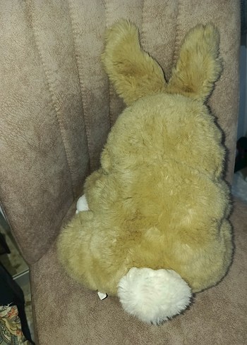 Beden Tchibo Bej ve gri peluş tavşan oyuncak