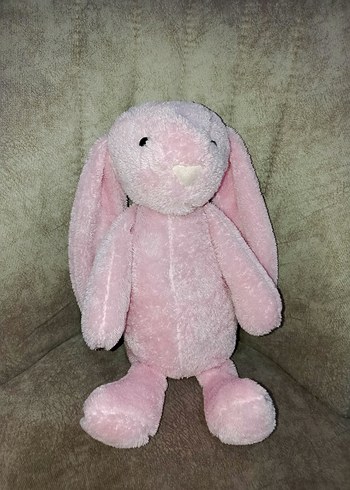 Beden Renk Pembe Yumuşak Peluş Tavşan Oyuncak