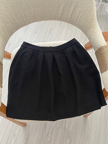 Stradivarius siyah mini etek