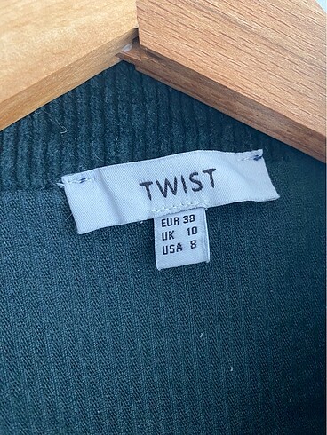 Twist Twist kadife düğmeli elbise