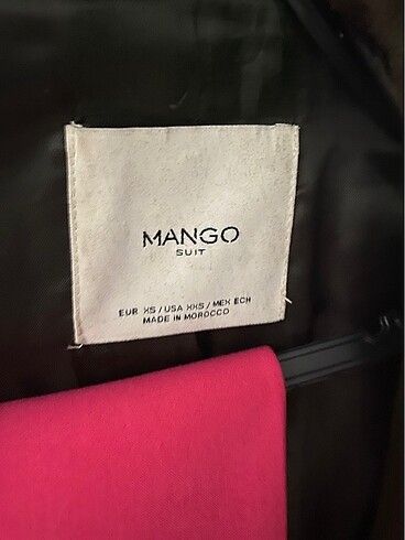 xs Beden kahverengi Renk Mango kahverengi kısa kaban