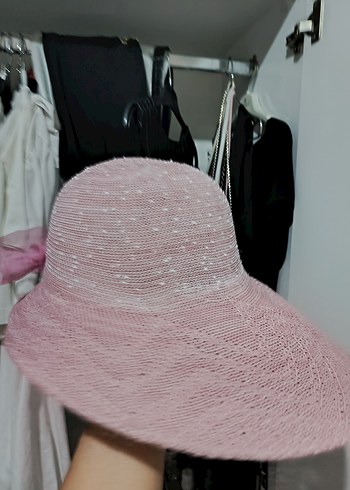 Dantel Detaylı Pembe Kadın Şapka