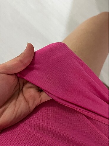 Tam kalıp pembe abiye elbise - Görsel 5