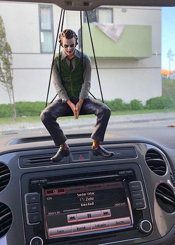 Beden gri Renk Joker araç diki aynası süsü