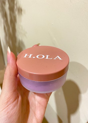 H.OLA Makyaj Sabitleyici Toz Pudra - Mor - Görsel 2