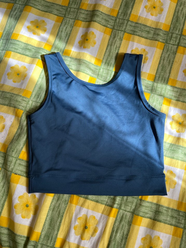 Kadın Lacivert Kolsuz Basic Spor Atlet - Görsel 3