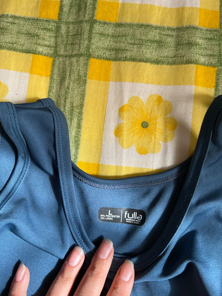 Kadın Lacivert Kolsuz Basic Spor Atlet - Görsel 2