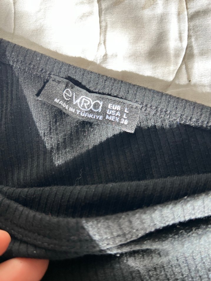 Kadın Siyah Drapeli Uzun Kollu Bluz - Görsel 3