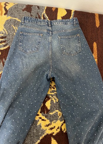 taşlı jean - Görsel 5