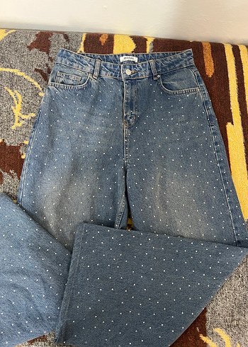 taşlı jean - Görsel 2