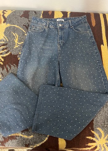taşlı jean - Görsel 6