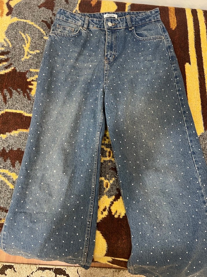 taşlı jean - Görsel 3