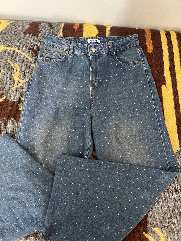 taşlı jean - Görsel 2