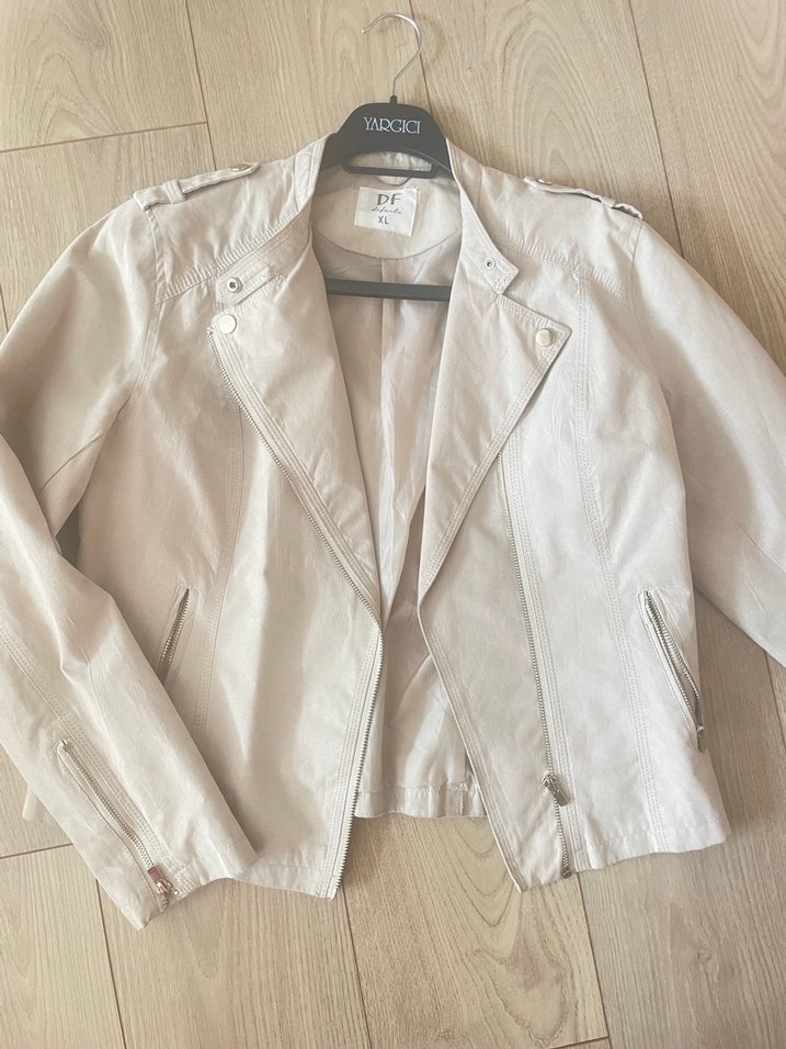 Bej Kadın ceket - Görsel 2