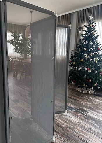 Gri Katlanabilir Dolap Düzenleyici Paravan - Görsel 5