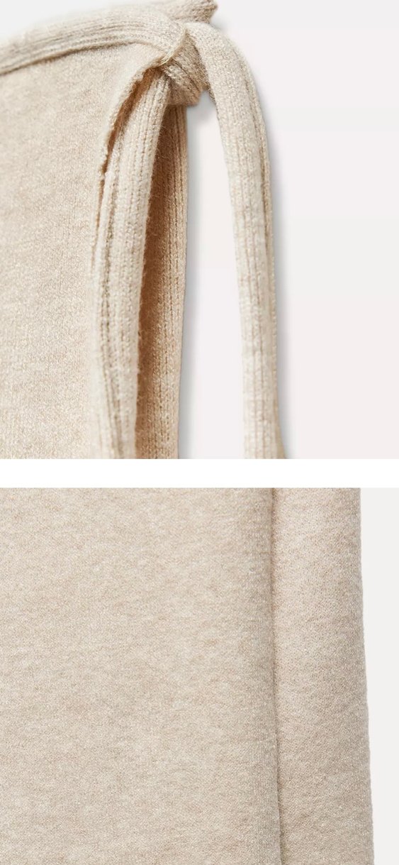 Bej Drapeli Kadın Uzun Etek - Görsel 5