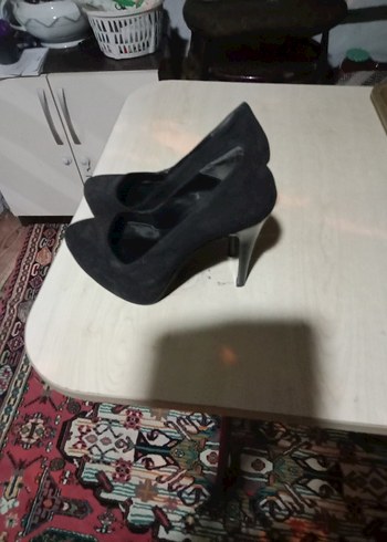 Diğer Kadın Siyah Minimalist Stiletto Topuklu Ayakkabı