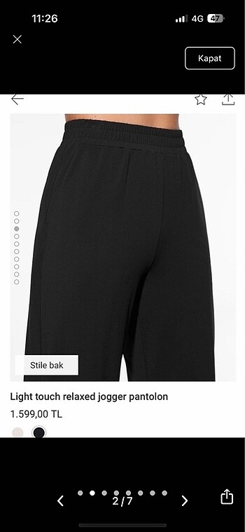 Oysho LIGHT TOUCH RELAXED JOGGER ESOFMAN ALTI