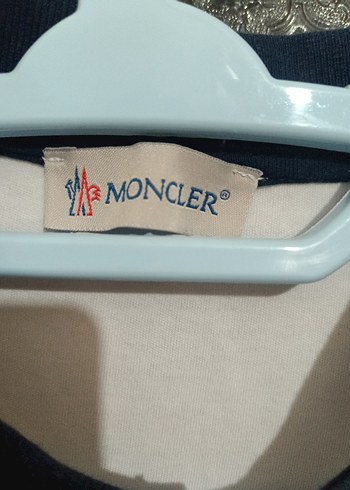 Moncler Erkek beyaz-Mavi Normcore Rozet - Görsel 2