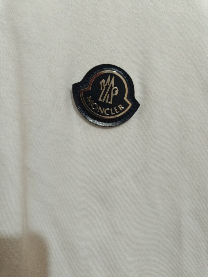 Moncler Erkek beyaz-Mavi Normcore Rozet - Görsel 3