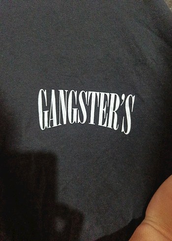 Siyah Baskılı Oversize Erkek Tişört - Görsel 2