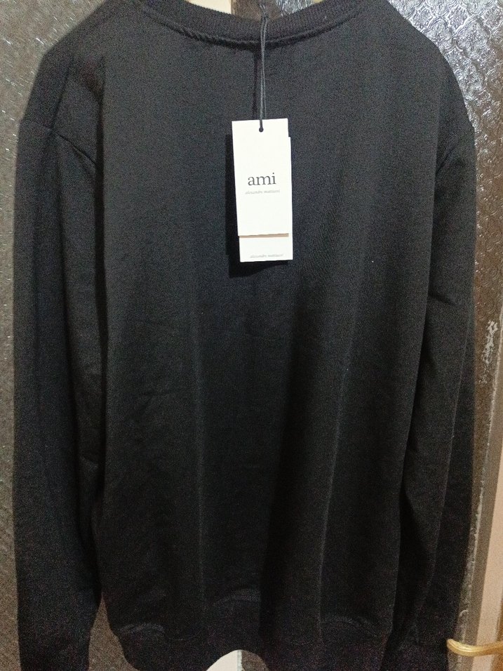 Siyah Alexandre Mattiussi oversize kazak A kalite - Görsel 5