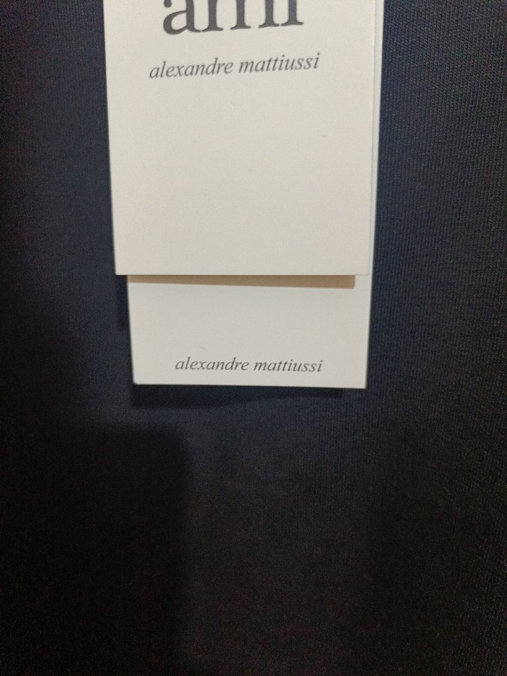 Siyah Alexandre Mattiussi oversize kazak A kalite - Görsel 2