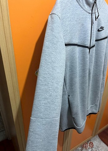 Nike tech fleece Gri Fermuarlı Erkek aktif cepli - Görsel 6