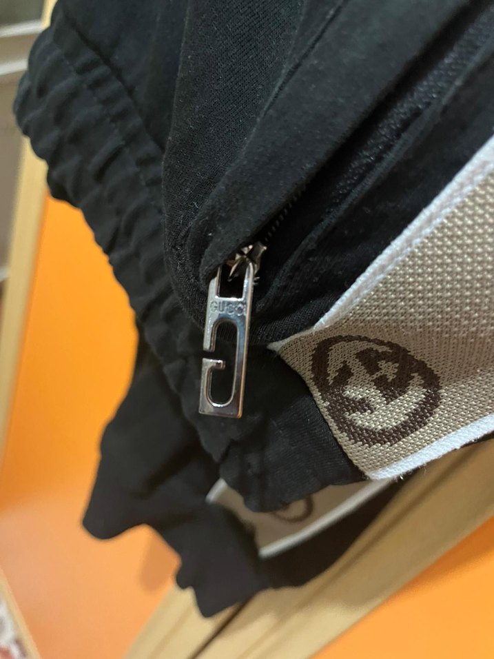 Siyah Baskılı Gucci Erkek Eşofman Altı - Görsel 3