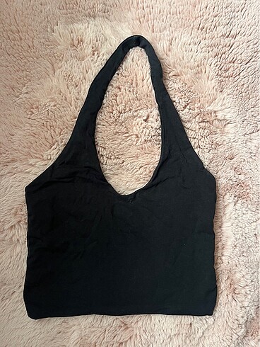 Stradivarius Halter Yaka Bluz