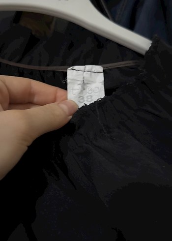 Siyah, Uzun, Salaş Kesim Hamile Kaban - Görsel 2