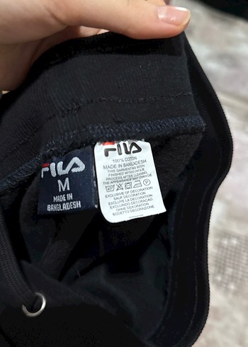 FILA Siyah Spor Erkek Eşofman Altı - Görsel 3