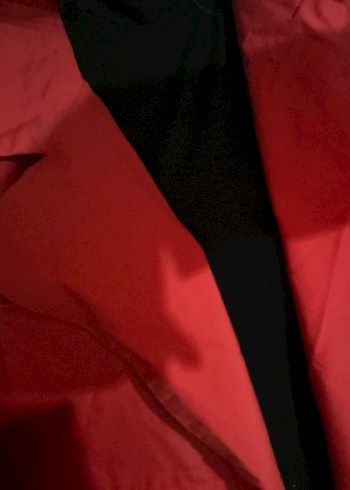 Kemerli Kırmızı Midi Kadın Trençkot - Görsel 3