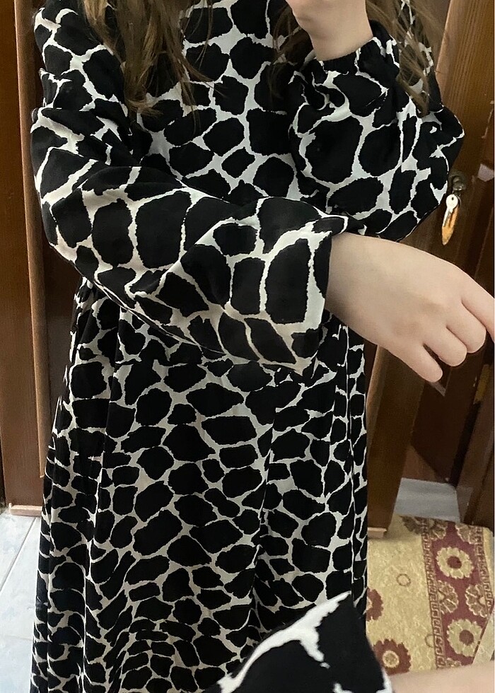 Uzun tesettür elbise - Görsel 3