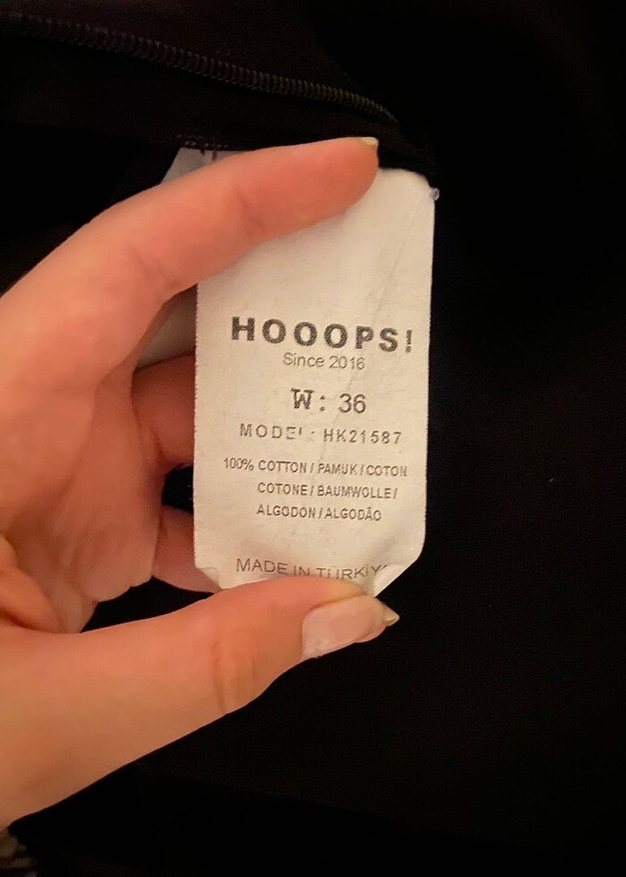 Uzun yumuşak kumaş siyah etek - Görsel 4