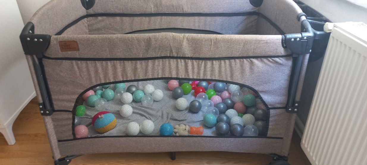 kahve siyah  Renkli Oyun Parkı Yatak - Görsel 3