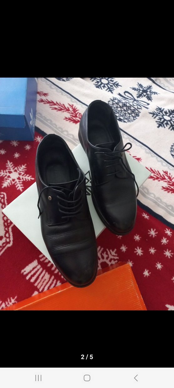 Siyah Bağcıklı Erkek Klasik Ayakkabı - Görsel 2