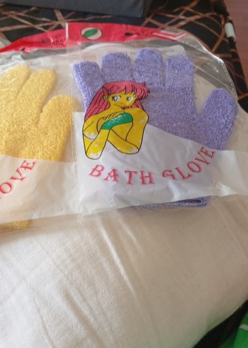 Diğer Renkli Kadın Banyo Eldiveni - Velcro