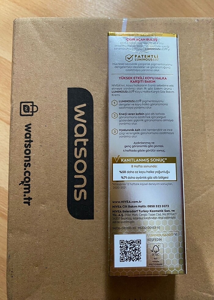 Nivea Koyu Halka Karşıtı Göz Kremi - Görsel 3