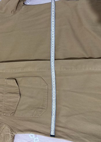 Düğmeli Taba Kadın Gömlek - Görsel 6