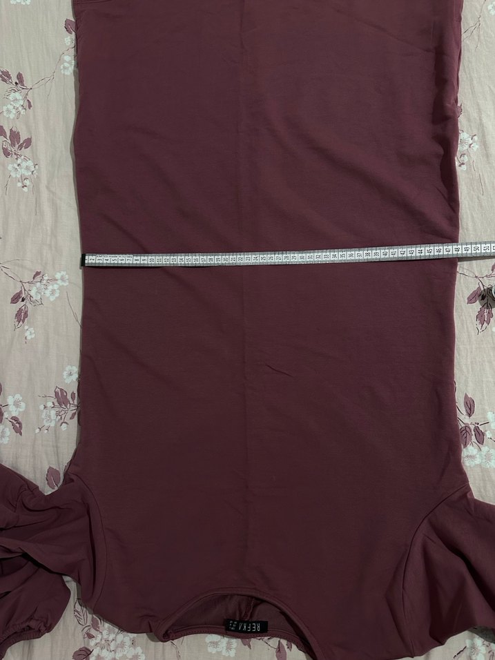 Gülkurusu Nakışlı Uzun Kollu Salaş Tunik - Görsel 5