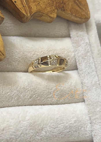 Xuping 14k taş detaylı yüzük - Görsel 2