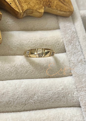 Xuping 14k taş detaylı yüzük - Görsel 3